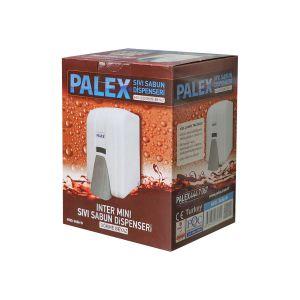 Диспенсър за течен сапун Palex Profi, 600 ml, бял, abs, 10 х 9.5 х 12.5 cm