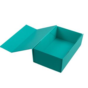 Office 1 Кутия Colorful, с магнитно затваряне, сгъваема, 35 х 20.5 х 11.3 cm, тюркоазена