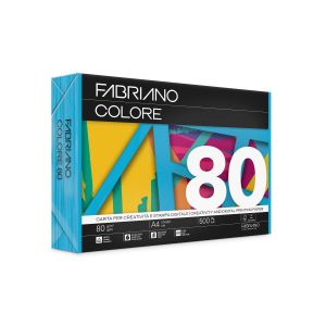 Fabriano Копирна хартия Colore, A4, 80 g/m2, тъмносиня, 500 листа