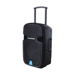 Тонколона Blaupunkt PA12, караоке, с Bluetooth, FM радио, USB/SD/AUX, 650 W, с 1 кабелен микрофон, черна