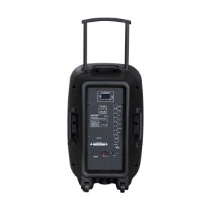 Тонколона Blaupunkt PA12, караоке, с Bluetooth, FM радио, USB/SD/AUX, 650 W, с 1 кабелен микрофон, черна