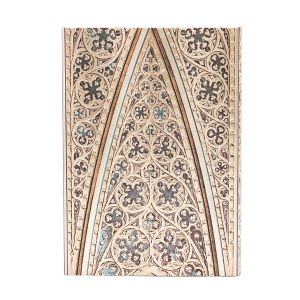 Paperblanks Планер Duomo di Milano, Midi, вертикален, твърда корица, 80 листа, за 2025 година