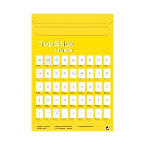 Top Stick Самозалепващи се етикети, A4, заоблени, 63.5 х 46.6 mm, 18 броя, 100 листа