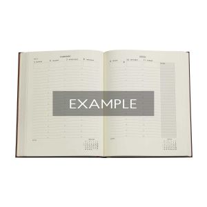 Paperblanks Планер Duomo di Milano, Ultra, вертикален, твърда корица, 80 листа, за 2025 година