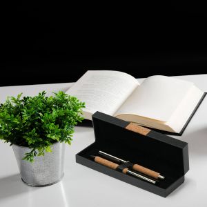 Office 1 Комплект химикалка и ролер Grace Cork, метални