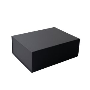 Office 1 Кутия Natural, с магнитно затваряне, сгъваема, 33 х 25 х 12 cm, черна