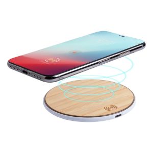 Cool Безжично зарядно Energa, бамбуково