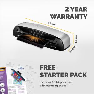 Ламинатор Fellowes Saturn 3i, A4, за фолио до 125 микрона, максимална широчина на фолиото 235 mm