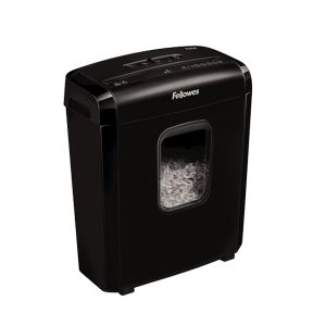 Шредер за унищожаване на документи Fellowes Powershred 6M, Micro Cut, 13 L, P-4, Mini-Cut, време за работа 5 мин