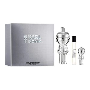 Karl Lagerfeld Парфюм Ikonik, Eau de parfum, мъжки, комплект от 100, 7.5 и 4.5 ml
