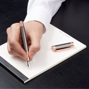 Cerruti 1881 Писалка Zoom Diamond, в кутия, цвят мед