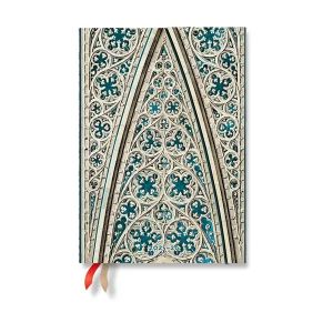 Paperblanks Планер Vault of the Milan Cathedral, Midi, хоризонтален, твърда корица, 104 листа, за 2025-2026 година