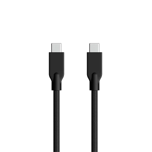 Кабел за бързо зареждане Genius ACC-C2CC, USB Type-C към USB Type-C, 150 cm, черен