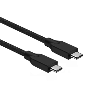 Кабел за бързо зареждане Genius ACC-C2CC, USB Type-C към USB Type-C, 150 cm, черен