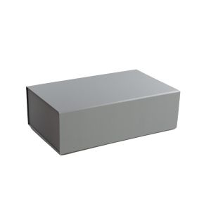 Office 1 Кутия Colorful, с магнитно затваряне, сгъваема, 35 х 20.5 х 11.3 cm, сива