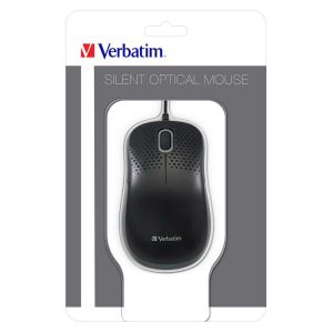 Мишка Verbatim Silent, USB, черна