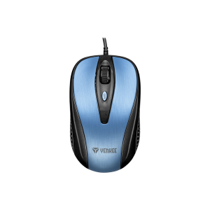 Мишка Yenkee 1025BE, оптична, USB, 2400 dpi, с кабел, синя