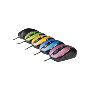 Мишка Yenkee 1025BE, оптична, USB, 2400 dpi, с кабел, синя