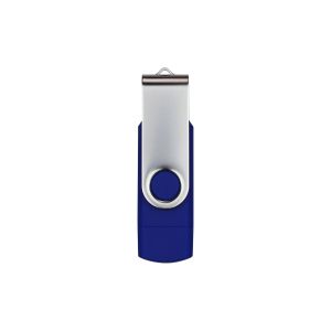 Office 1 USB флаш памет Swivel, USB 3.0, 16 GB, Type-C OTG, синя