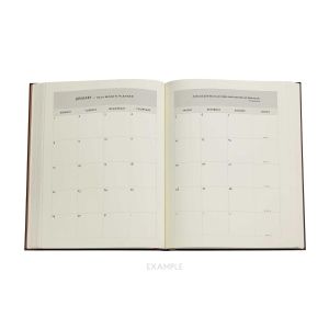 Paperblanks Бизнес планер Inkblot, Ultra, мека корица, 112 листа, за 2024 година