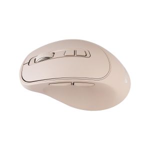 Мишка Yenkee YMS 2080BG, безжична, 2400 dpi, USB, 6 бутона, Li-Polymer, кремава