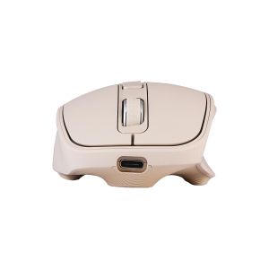 Мишка Yenkee YMS 2080BG, безжична, 2400 dpi, USB, 6 бутона, Li-Polymer, кремава