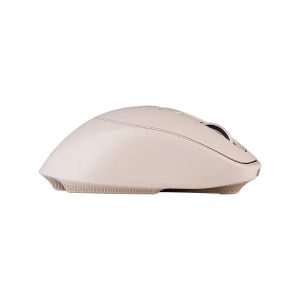 Мишка Yenkee YMS 2080BG, безжична, 2400 dpi, USB, 6 бутона, Li-Polymer, кремава