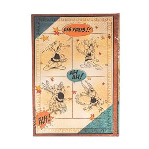 Paperblanks Планер Asterix the Gaul, Midi, хоризонтален, твърда корица, 80 листа, за 2025 година
