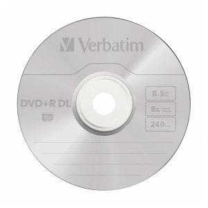 DVD+R Verbatim, 8, 5 GB, 8x, Double Layer, 10 броя в шпиндел