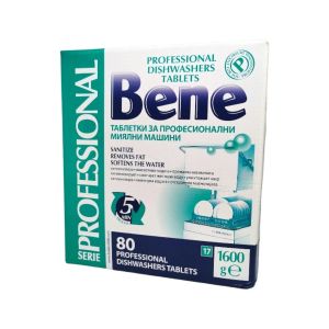 Таблетки за съдомиялна Bene Professional, 80 броя