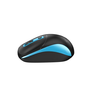 Мишка Genius NX-7123, безжична, AI Copilot, USB, 4 бутона, AA, черно-синя