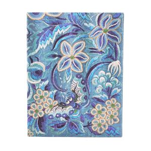 Paperblanks Тефтер Blue Willow, Ultra, широки редове, твърда корица, 72 листа