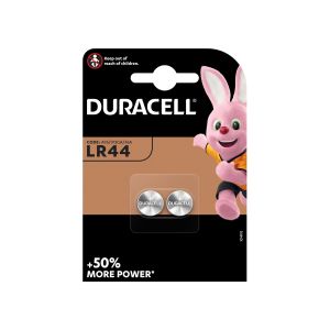 Алкална батерия Duracell LR44, 1.5 V, 2 броя