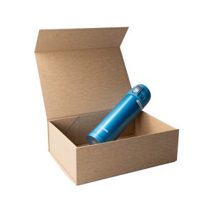 Office 1 Кутия Natural, с магнитно затваряне, сгъваема, 28 х 20 х 9 cm, кафява