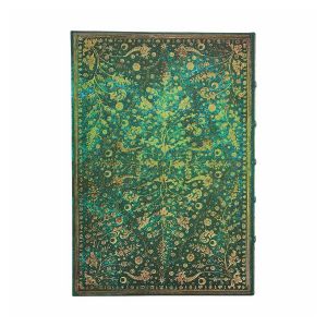 Paperblanks Тефтер Emerald Flower, Ultra, нелиниран, твърда корица, 72 листа