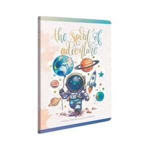 Gipta Тетрадка Spirit, A4, бяла хартия, на квадратчета, картонена корица, 60 листа