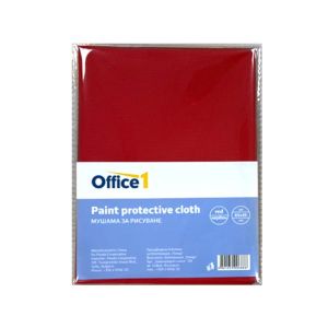 Office 1 Мушама за рисуване, 65 х 45 cm, червена