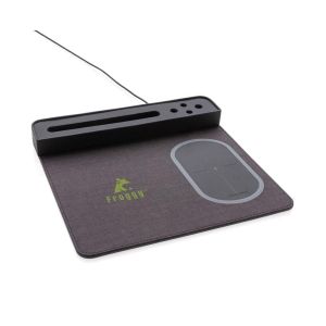 Подложка за мишка, с безжично зарядно, 5 W