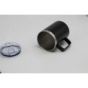 Office 1 Термочаша Heat, метална, 350 ml, черна