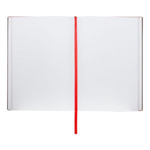 Hugo Boss Тефтер Essential Storyline, бели листове, B5, червен