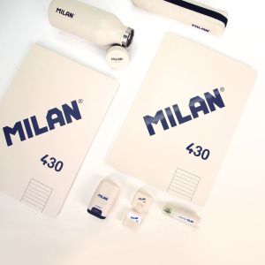 Milan Тетрадка 1918, А4, широки редове, картонена корица, 48 листа, бежова