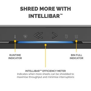 Шредер за унищожаване на документи Fellowes Powershred LX201, Microcut, 22 L, черен, P-5, време за работа 10 мин, Micro-Cut