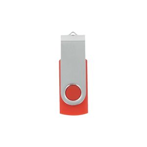 Office 1 USB флаш памет Swivel, USB 2.0, 16 GB, без лого, червена