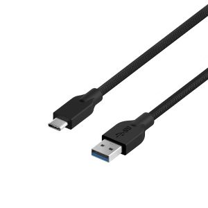 Кабел за бързо зареждане Genius ACC-A2CC, USB Type-A към USB Type-C, 100 cm, черен