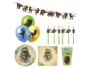 Moxy Кутия с парти аксесоари Динозавър, 43 части