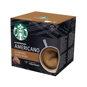Nescafé Dolce Gusto Кафе капсула Starbucks, Americano House Blend, 12 броя