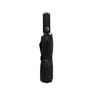 Office 1 Чадър Flashlight, автоматичен, диаметър 102 cm, дръжка-фенер, черен