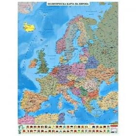 Политическа карта на Европа 1:4000000