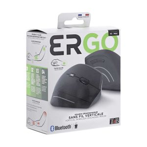 Мишка TNB Ergo Line, безжична, ергономична, вертикална, Bluetooth+USB Type-A, 1600 dpi, AAA