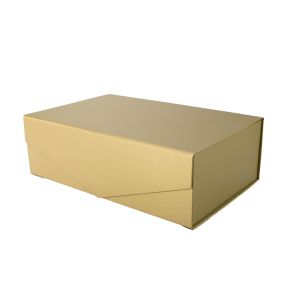 Office 1 Кутия Matt, с магнитно затваряне, сгъваема, 23 х 15 х 10 cm, златиста